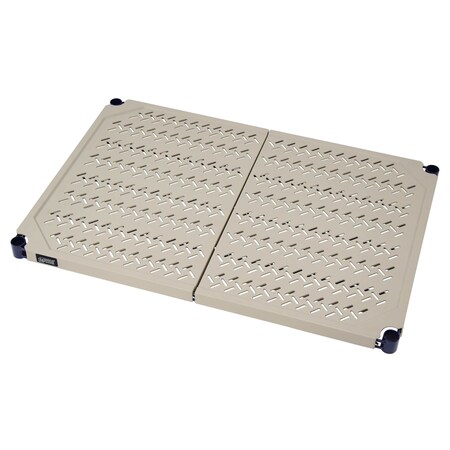Quantum Storage Systems Additional Storage Shelf, 24 D, 48 W, 50 H, Ivory RP2448E